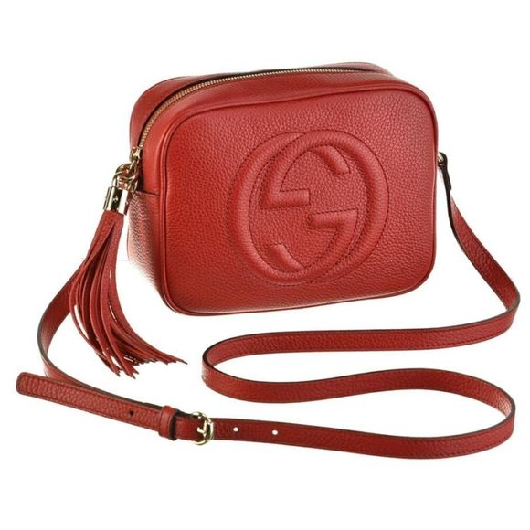 Gucci Soho Shoulder Bag Red - Picture 1 of 5
